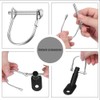 Bicycle Towing Hitch 2 Pieces Bicycle Trailer Coupling with Locking