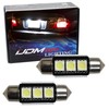 iJDMTOY 3-SMD Xenon White Error Free 6418 C5W Replacement Bulbs