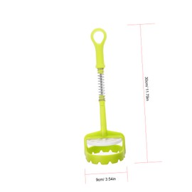 Cabilock Automatic Potato Masher and Ricer Spring Push Type Kitchen Tool for Fruits and Vegetables Random Color Easy to Use