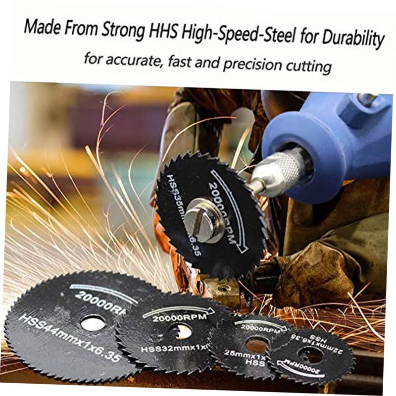 SEWACC 26Pcs Shanks Cutting Disc Holder for Rotary Tools Screw
