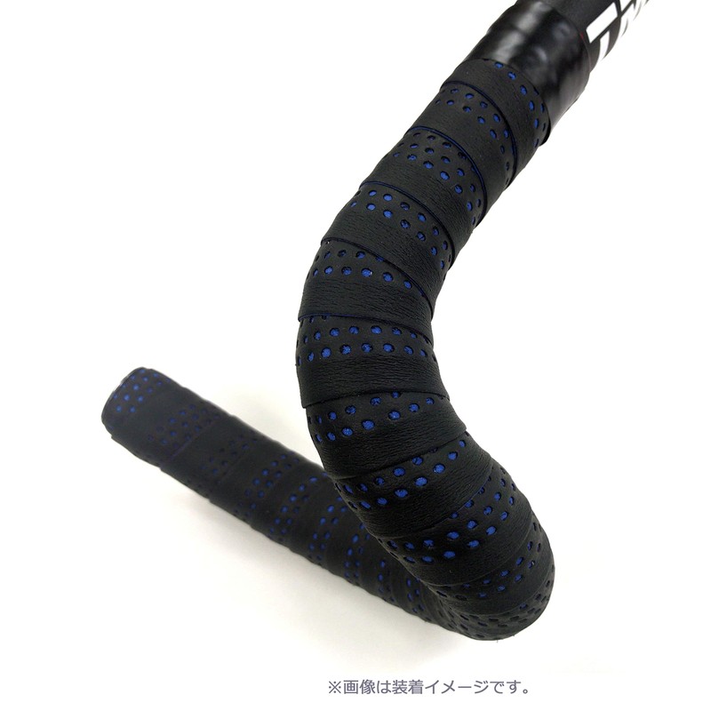 NOGUCHI NBT-004 015162 Bar Tape, 2 Colors, Black/Blue
