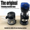 Router Table Dust Collection, Trimming Machine Base, Adjustable Aluminium Alloy