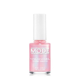 MODE Nail Enamel 0.50 fl oz, Semi-Sheer Pink Tutu with Lustrous Shimmering Pearl - Shade #127, Long Wear, High Gloss, Chip Resistant, Cruelty-Free & Vegan Salon Nail Polish, Made in the Beautiful USA