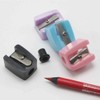 2Pcs Beauty Eyebrow Pencil Sharpener, Makeup Tools Accessories, Travel Friendly