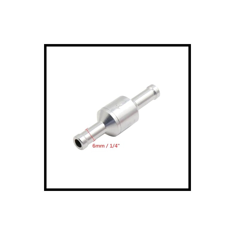 Hihaha 6mm 1/4'' One Way Petrol Diesel Oil Fuel Non