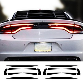 2pcs Tail Light Tint for Dodge Charger 2015-2024, Exterior Accessories, Compatible 2015-2023 Models