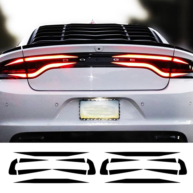 2pcs Tail Light Tint for Dodge Charger 2015-2024, Exterior Accessories,
