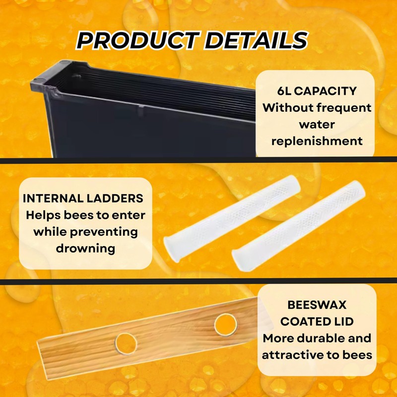 Bee Feeder Frame 2 Pack – Beehive Feeders for Inside