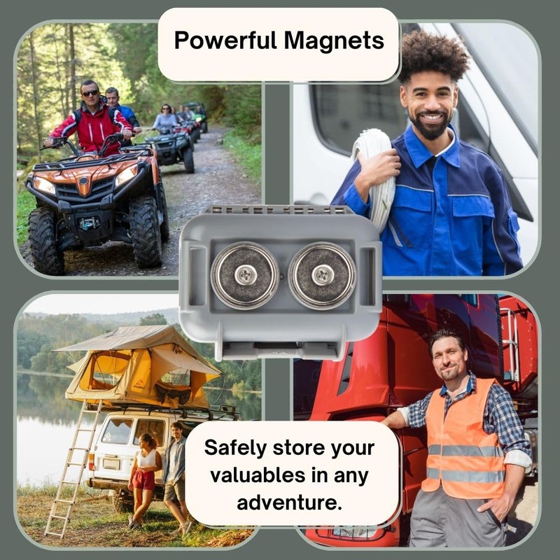 Hide a Key Outside with our Grey Magnetic Box, Our