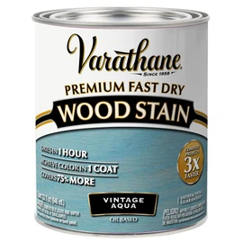 Varathane Premium Fast Dry Wood Stain, Quart, Vintage Aqua