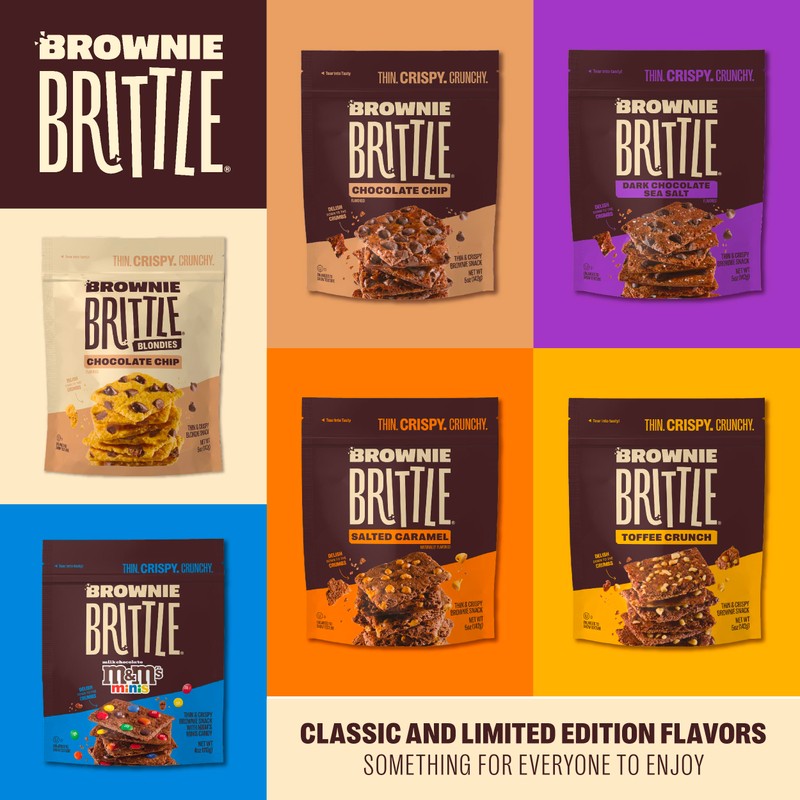 Brownie Brittle – Original Chocolate Chip Thin and Crispy Sweet