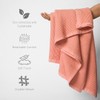 9Threads GOTS Certified Organic Cotton Waffle Weave Blanket, King Bed