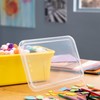 School Smart Sturdy Plastic Storage Tray Lid, Multifunctional Design for