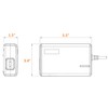 Hommoat Recliner Linear Actuator Power Supply, TiMOTION TP2 TP2P IP20,