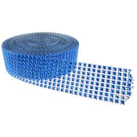 Personal Impressions Diamante Effect Ribbon Roll, Royal Blue, 10 yd