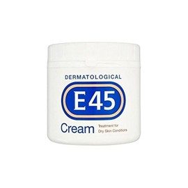 E45 Dermatological Cream Treatment for Dry Skin Conditions (350g) - Pack of 2 by E45