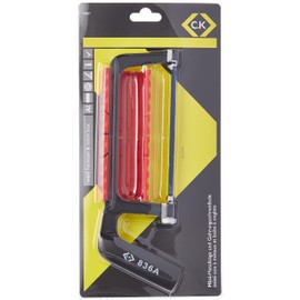 C.K T0837 Mini Hacksaw and Mitre Box, Black, 150 mm L