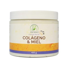 productos mart mexico Crema Facial & Corporal De Colágeno Con Miel Con Filtro Solar Piel Más Joven 400g