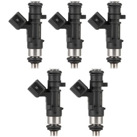 OCPTY 5Pcs Fuel Injectors Compatible for 2008-2013 for Volvo C30,2006-2013 for Volvo C70,2004-2011 for Volvo S40,2012-2013 for Volvo S60 8653891 OEM Replacement Fuel Injector 4 Holes