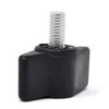 Design61 4 x Plastic Wing Screws with Threaded Bolts Steel