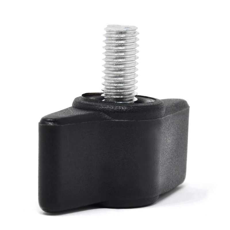 Design61 4 x Plastic Wing Screws with Threaded Bolts Steel