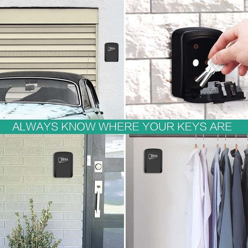 Bolwins H34CS Key Safe with 4 Digit Combination Code -