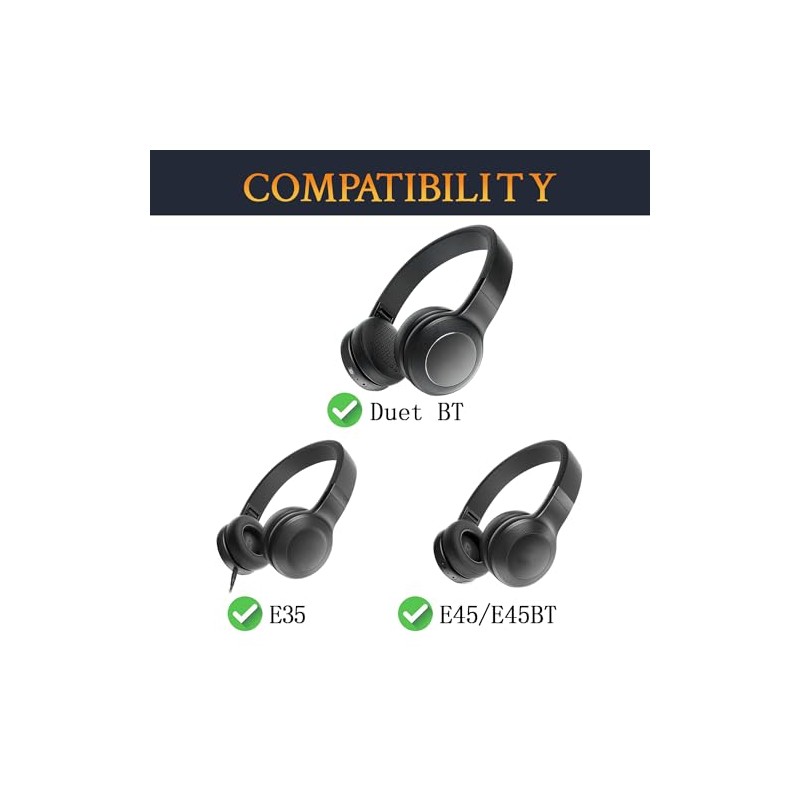 SOULWIT Replacement Ear Pads for JBL E35 E45 BT Bluetooth