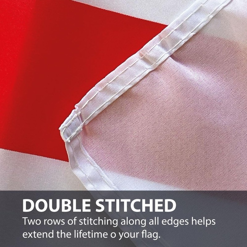 NWFlags Small England St George Flag 18" x 12" 75d