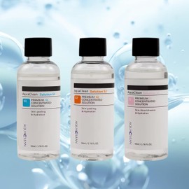 Aqua Peeling Hydra Facial Serum 4.06fl.oz Deep Cleaning Liquid Oxygen Liquid Water Cleaning Disinfectant To Use For Hydro Facial Machine Elitzia ETLB245 ETQY1104 Set Of 3 Bottles