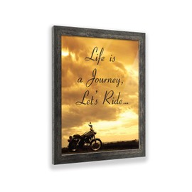 Home Decor Harley ClassicPicture Frame, Davidson Gifts for Men & Women, Wedding, Christmas, Birthday, 2116BW