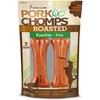 Pork Chomps Roasted Pressed Pork Skin Dog Chews, 4.5-inch Bone,