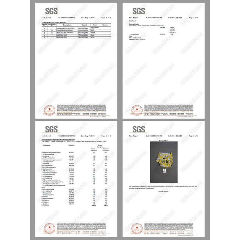 Littles & Bloomz, Reusable Pocket Cloth Nappy, Fastener: Hook-Loop, Set