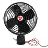 12V Car Fan, Heavy Duty Metal Blades with Quiet, Fuel