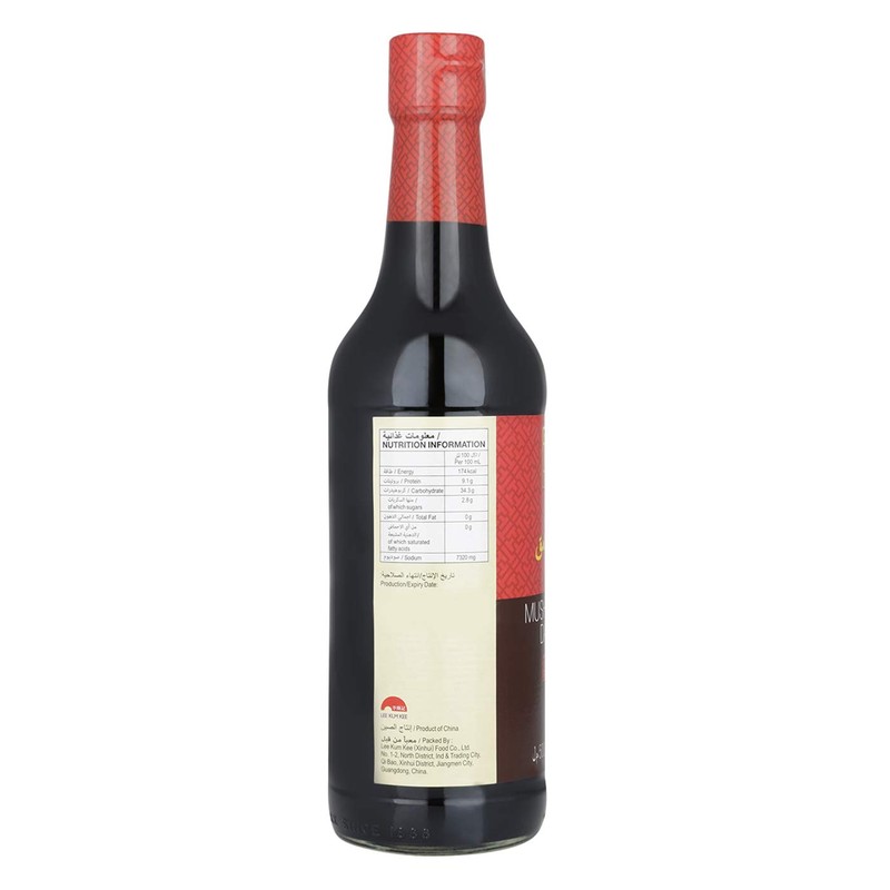 Lee Kum Kee Mushroom Flavored Dark Soy Sauce, 16.9 Fl