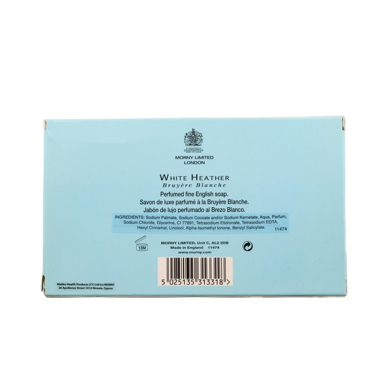 WHITE HEATHER FINE ENGLISH SOAP BY MORNY 100g*3