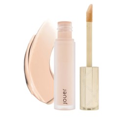 Jouer Essential High Coverage Liquid Concealer - Soft Matte Finish - 25 Shades - Healthy Ingredients - Paraben, Gluten & Cruelty Free - Vegan Friendly,Amber- Dark Skin with Golden Undertones