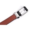 Lacoste LB67865 Men's Casual Belt, Cowhide Leather, Black