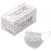 Utsunomiya Seisaku Singer Surgical Masks RE, White, 50-count RE3ELR-WB
