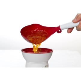 Progressive International Large Red Food Scoop High Heat Nylon Unique Design Dishwasher Safe 11.75 Inch