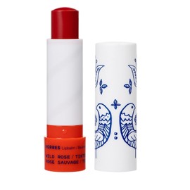 KORRES Lip Butter Stick Wild Rose Tinted Hydrating Lip Balm with Greek Hypericum Balsam Oil, Moisturizing & Subtle Tint for Soft Lips, Lip Care for Women & Men, 0.17 oz, Stocking Stuffer