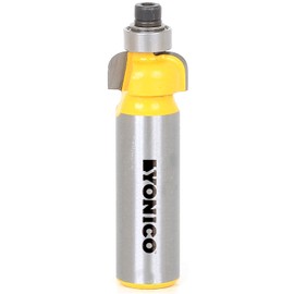 YONICO Cove Router Bits Edge Forming 1/8-Inch Radius 1/2-Inch Shank 13151