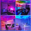 DAWELED 3D Thundercloud Ceiling Light, DIY Lightning Effects, RGB Color