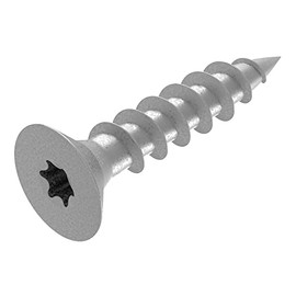 SECCARO Chipboard Screw 4.5 x 20 mm, Stainless Steel V2A VA A2, Wood Screw with Fully Threaded, TX/Hexalobular - Pack of 250