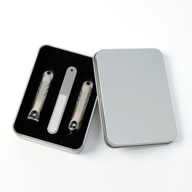 Sellitem Cooperative Company Well-Cutting Nail Clipper Set Lever Cut Nail Clipper 3-Piece Set NC-01 (Silver) Nail Clipper Set