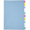 A4 Index Dividers 10 Part Subject Folder Cards Ring Binder