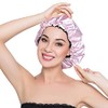 Stain Bonnet Silk Sleep Cap Adjustable Satin Cap for Night