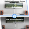 126in Cord Hider Kit, Wire Hiders for TV on Wall,