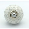 G Decor Crackle Ceramic Door Knobs Cupboard Pull Door Handles
