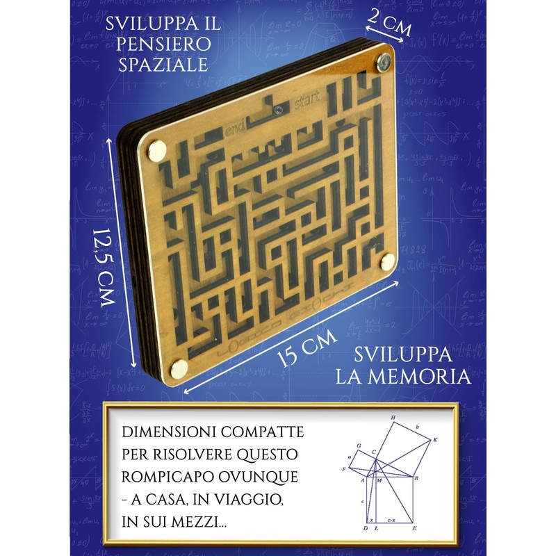 Logica Giochi - Labirinto di Cnosso - Rompicapo Labirinto in