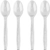 Basic Cutlery Collection 50-Count Medium Weight White Plastic Soup Spoons